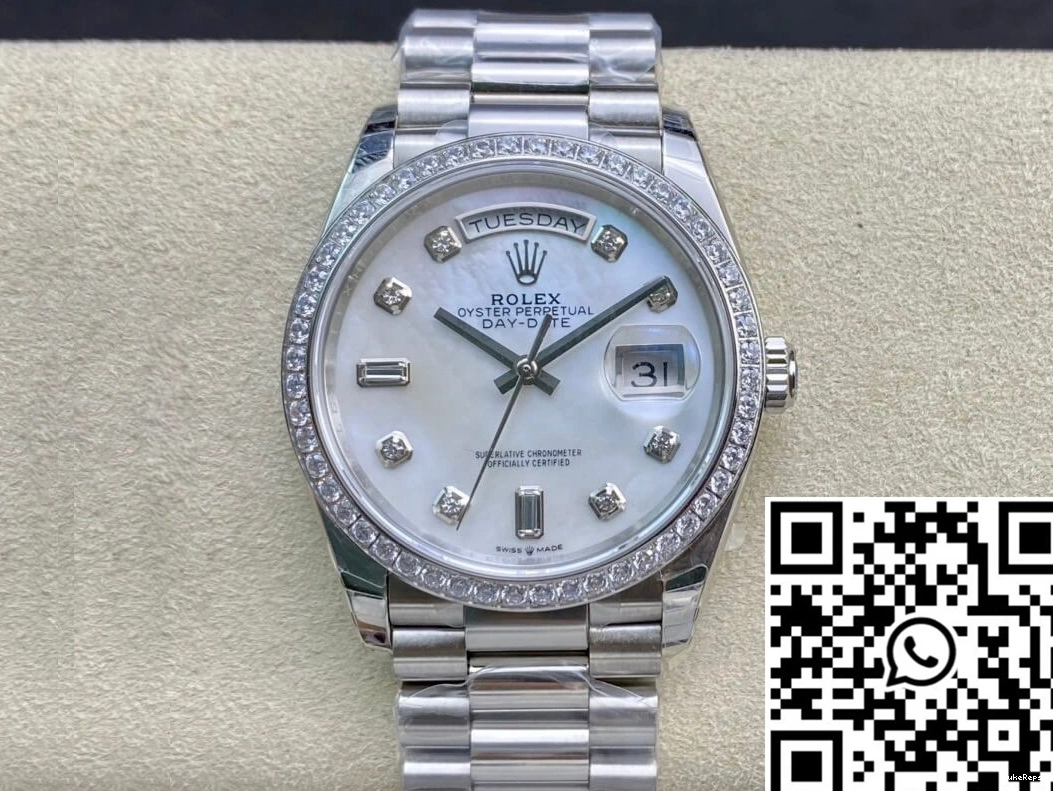128396TBR-0005 Rolex Diamond-set Date Bezel Factory EW Day 1013